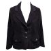 Viyella Petite Navy Corduroy Cord Fitted Jacket. Size 16