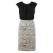 Next Black & White Graphic 2-in-1 Pencil Dress