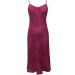 Victoria's Secret Berry Paisley Print Chiffon Slip Dress