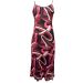 Victoria's Secret Retro Abstract Print Chiffon Slip Dress