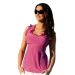 Pepperberry Bravissimo Pink Silk Frill Blouse
