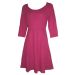 Dorothy Perkins Pink Jersey Scoop Neck Fit & Flare Skater Dress