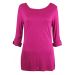 MONSOON Scoop Neck Roll-Up Sleeve Tunic