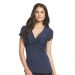 Figleaves Secret Support Navy Twisted Bodice Top