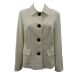 Viyella Ivory Single Breasted Contrast Button Jacket