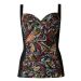 M&S Paisley Print Tummy Control Tankini Top