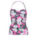 M&S Pink Floral Halterneck / Strapless Tankini Top