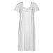 M&S White Loose Fit Square Neck Embroidered & Ribbon Detail Nightdress