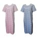 Slenderella Busy Floral Short Sleeve Lightweight Cotton Nightdress