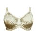 Triumph Ivory Satin Full Cup Underwired Bra. Size 42D