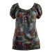 MONSOON Scoop Neck Abstract Print Gypsy Top. Size 8-10