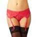 Gossard Superboost Lace Rouge Suspender Belt
