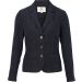 Viyella Navy Pinstriped Linen Blend Single Breasted Smart Jacket