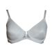 Triumph White Underwired Padded Polka Back Bra. Size 38A