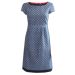 White Stuff Navy Blue Red kaleidoscope Print Tea Dress