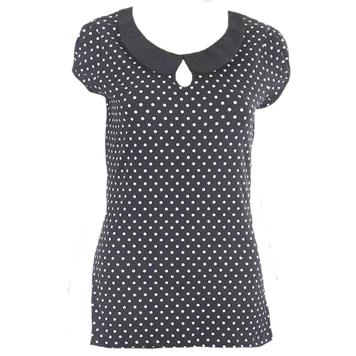 Peter pan collar t shirt top