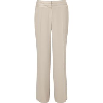 Viyella Oyster Lined Wide Leg Trousers. Size 12