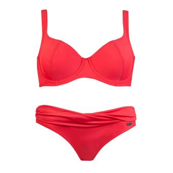 Naturana Red Underwired Bikini Set 72289