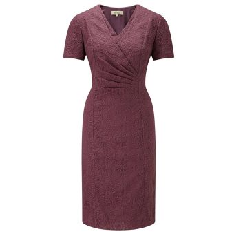 Viyella Amethyst Purple Wrap Style Dress