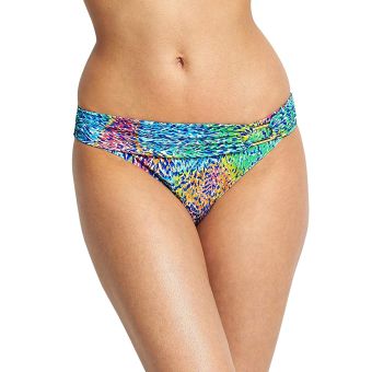 RESORT High Leg Drape Detail Bikini Bottom