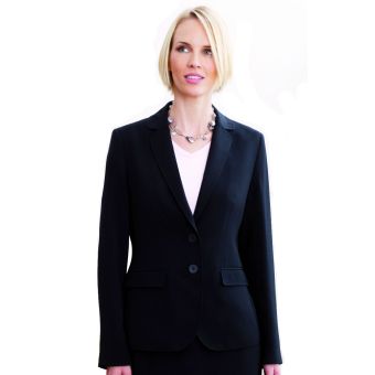 Brook Taverner Altino Navy Pinstripe Easycare Suit Jacket. Size 8R