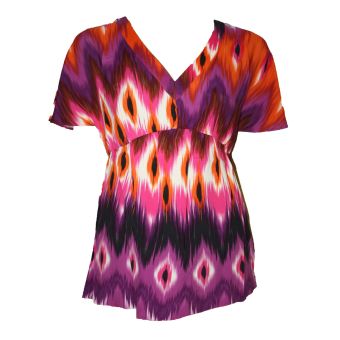 SOUTH V-Neck Short Sleeve Tunic