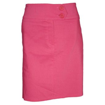 Etam Bubblegum Pink Stretch Mini Skirt