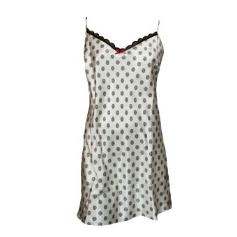M&S Abstract Circle Satin Chemise
