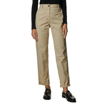 M&S Cotton Slim Leg Ankle Grazer Chino Trousers