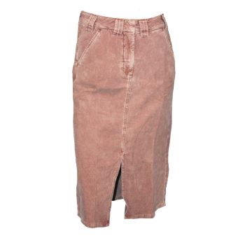 M&S Per Una Dusty Pink Corduroy Pencil Skirt