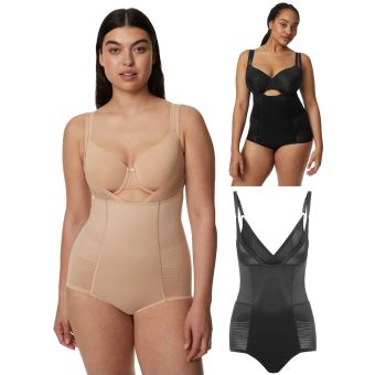 Ex M&S Body Define Firm Control Wear Your Own Bra Bodysuit