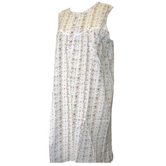 Slenderella Scoop Neck Sleeveless Lightweight Cotton Nightdress ND11238