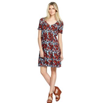 South 40s Style Floral Tea Dress