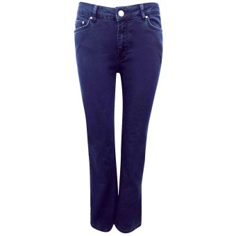 Minuet Petite Navy Straight Leg Jeans