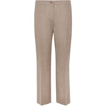 Viyella Petites Lightweight Wool Blend Straight Leg Trousers