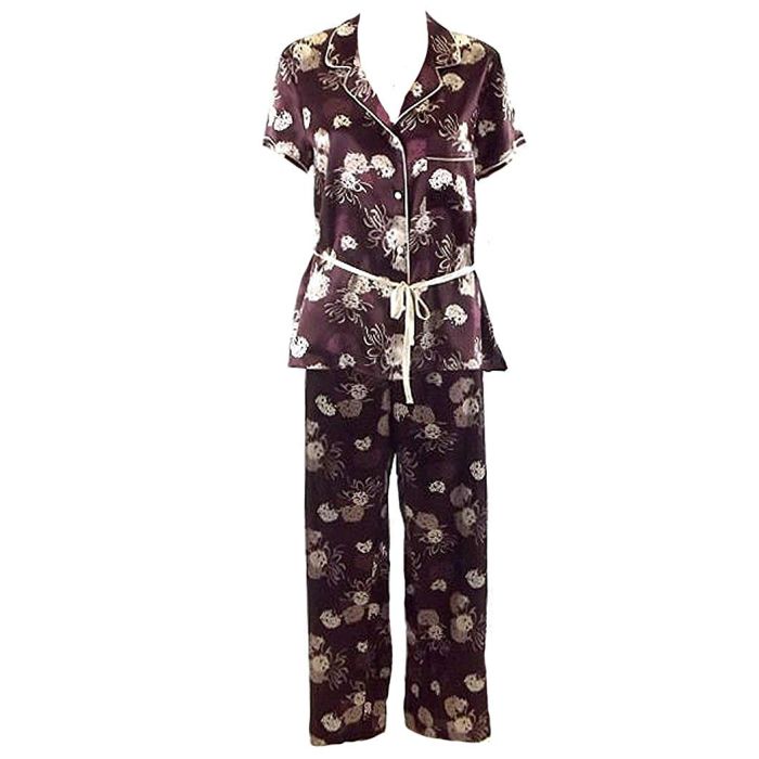 satin pjs m&s