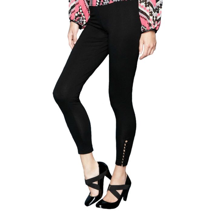 Leggings with buttons on the ankle clearance